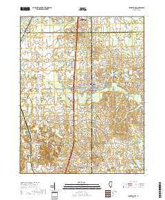 Johnston City 2018 topographic map thumbnail