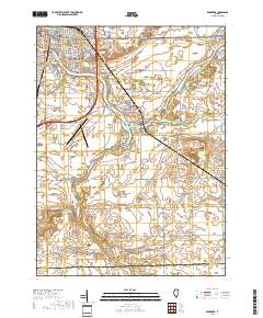 Kankakee 2018 topographic map thumbnail