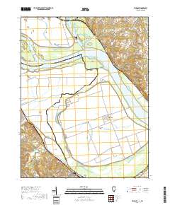 Kaskaskia 2018 topographic map thumbnail