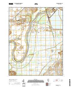 Keensburg 2018 topographic map thumbnail
