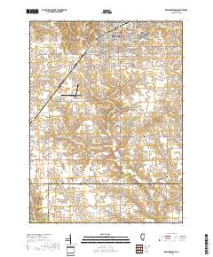 Kewanee South 2018 topographic map thumbnail