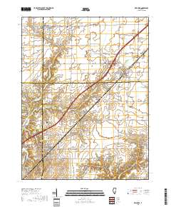 Kinmundy 2018 topographic map thumbnail