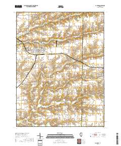 La Harpe 2018 topographic map thumbnail