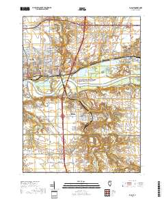 La Salle 2018 topographic map thumbnail