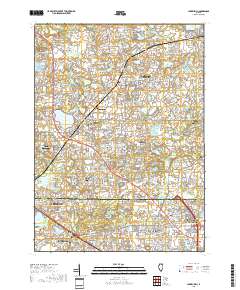Lake Zurich 2018 topographic map thumbnail