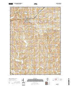 Lanark 2018 topographic map thumbnail