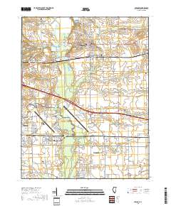Lebanon 2018 topographic map thumbnail