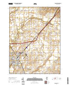Lincoln East 2018 topographic map thumbnail