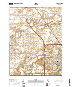 Lincoln West 2018 topographic map thumbnail