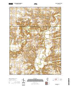 London Mills 2018 topographic map thumbnail