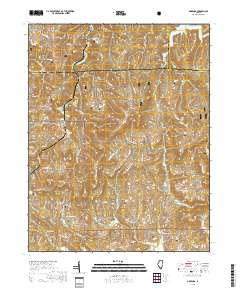 Makanda 2018 topographic map thumbnail