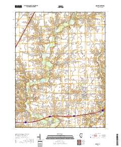 Marine 2018 topographic map thumbnail