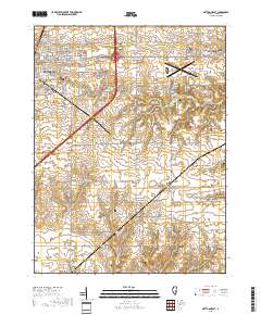 Mattoon East 2018 topographic map thumbnail