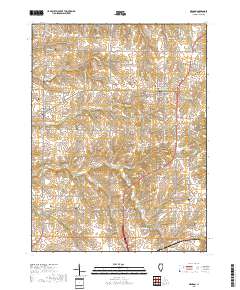 Mendon 2018 topographic map thumbnail