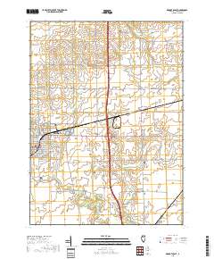 Mendota East 2018 topographic map thumbnail