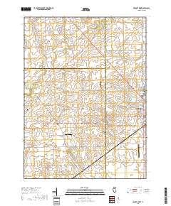 Mendota West 2018 topographic map thumbnail