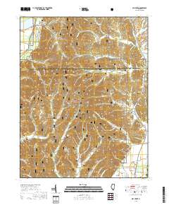 Mill Creek 2018 topographic map thumbnail