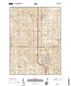 Minonk 2018 topographic map thumbnail