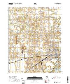 Mount Carmel 2018 topographic map thumbnail