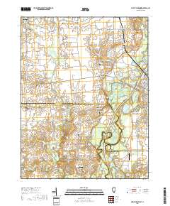 New Athens West 2018 topographic map thumbnail