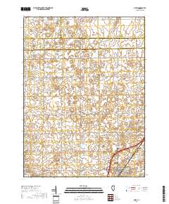 Odell 2018 topographic map thumbnail