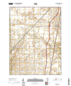 Onarga West 2018 topographic map thumbnail