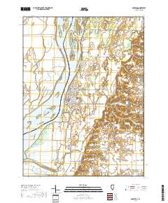 Oquawka 2018 topographic map thumbnail