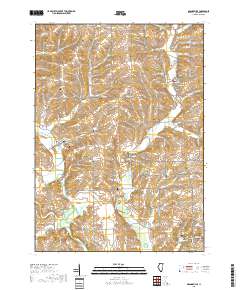Orangeville 2018 topographic map thumbnail