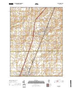 Peotone 2018 topographic map thumbnail