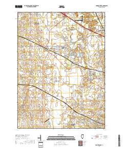 Pingree Grove 2018 topographic map thumbnail