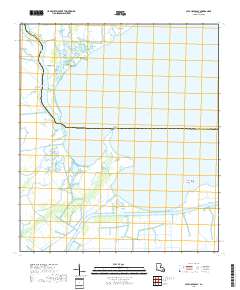 Catahoula Bay 2018 topographic map thumbnail