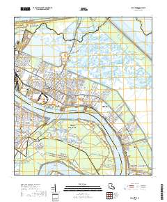 Chalmette 2018 topographic map thumbnail