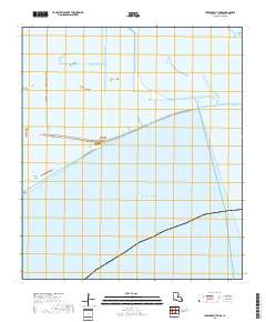 Cheniere au Tigre 2018 topographic map thumbnail