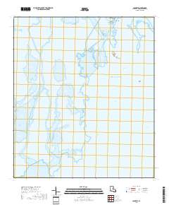 Cocodrie 2018 topographic map thumbnail