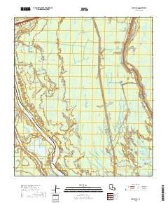 Cow Bayou 2018 topographic map thumbnail