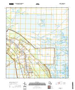 Cut Off 2018 topographic map thumbnail