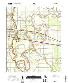 Delhi 2018 topographic map thumbnail