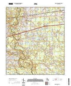 Denham Springs 2018 topographic map thumbnail
