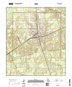 DeQuincy 2018 topographic map thumbnail