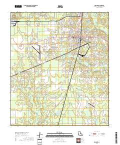 DeRidder 2018 topographic map thumbnail