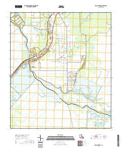 Des Allemands 2018 topographic map thumbnail