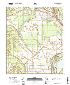 Ferriday South 2018 topographic map thumbnail
