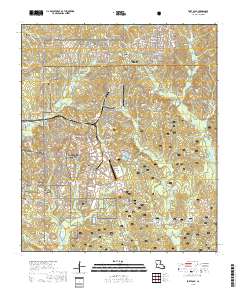 Fort Polk 2018 topographic map thumbnail