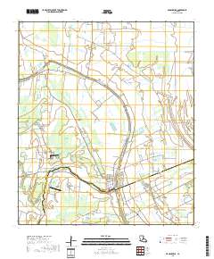 Arnaudville 2018 topographic map thumbnail