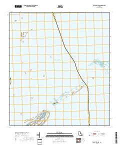 Barataria Pass 2018 topographic map thumbnail