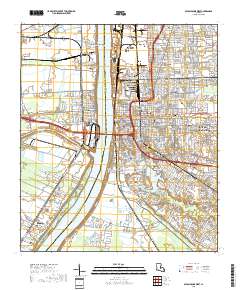 Baton Rouge West 2018 topographic map thumbnail