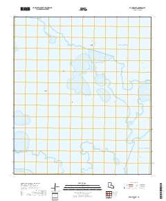 Bayou Blanc 2018 topographic map thumbnail