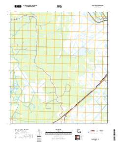 Bayou Boeuf 2018 topographic map thumbnail