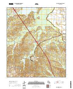 Bayou Pierre Lake 2018 topographic map thumbnail
