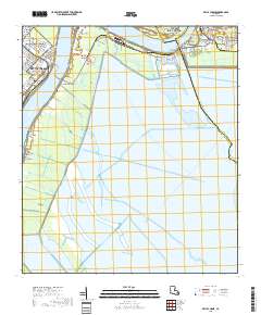 Belle Chasse 2018 topographic map thumbnail